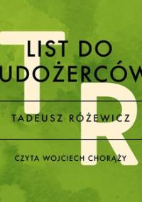 List do ludożerców - Różewicz Tadeusz