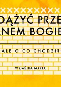 Ale o co chodzi. Wyjaśnia Marta. Zdążyć przed Panem Bogiem - Jaźwińska Joanna