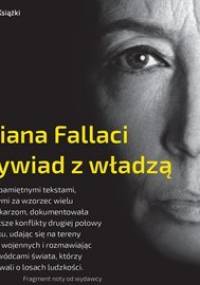 Wywiad z władzą - Fallaci Oriana
